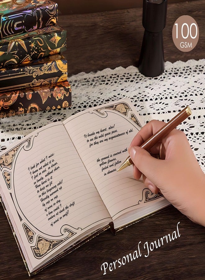 ipoul Pretty Journal, Cute Notebook, Womens Journals for Writing, Small Notebooks 5x7, B6, Hardcover Journal, Lay Flat, Colorful Paper, Gilded Cover, Journal for Women, Writing Journal - Image 4
