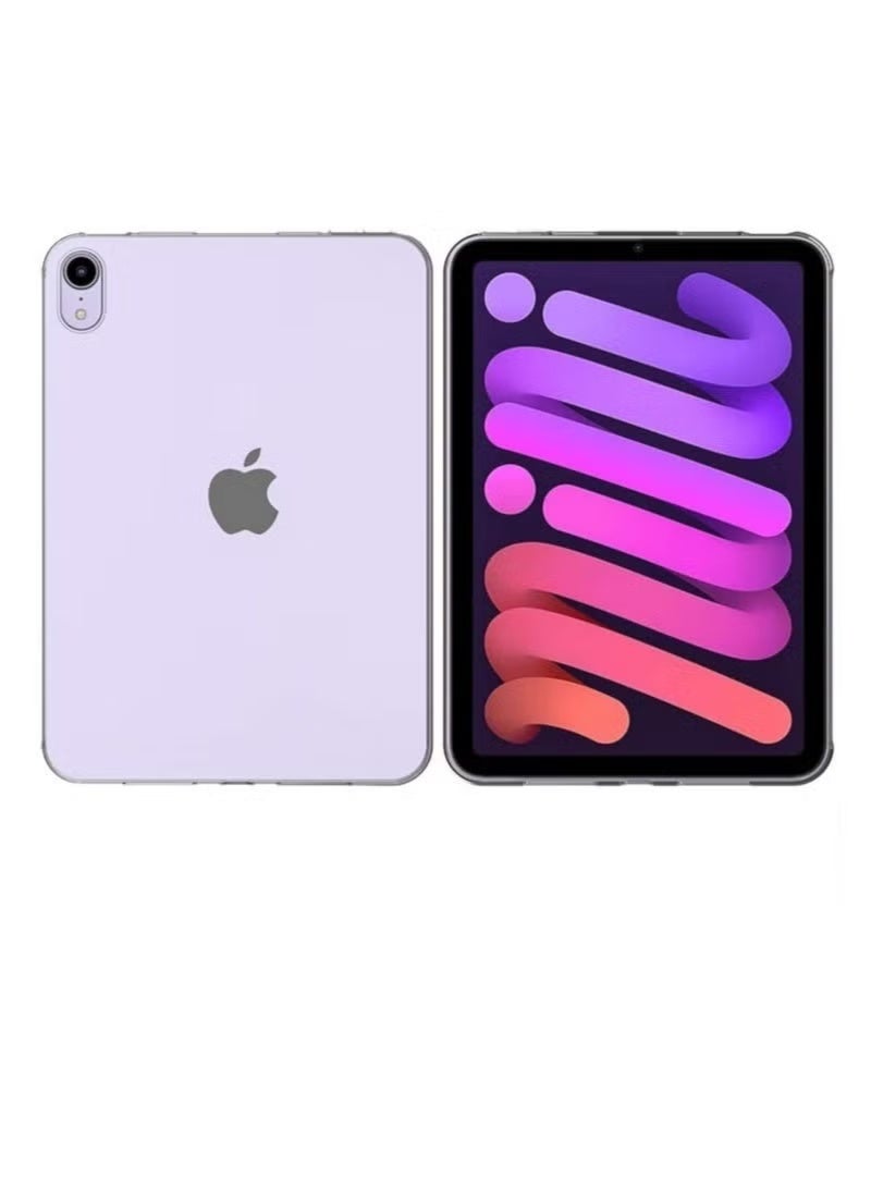 SmartGrist Slim Clear Case for iPad Mini 6 (2021) Transparent Soft TPU Protective Cover - Image 1