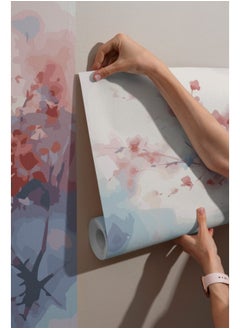 Acrylic Paintings Of Spring Blossoms  Fabric Wallpaper Covers An Area ​​Up To 4.2Mx3M With Adhesive  And Smoothing Tool - pzsku/Z236FCB38FDA6E45CB696Z/45/_/1730909986/e0a399fb-d5d2-4717-b4d4-d444c28cf60c