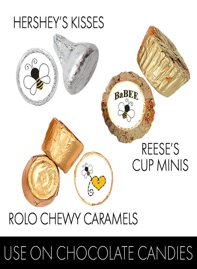 DISTINCTIVS Bumble Bee Baby Shower Favor Stickers - 180 Labels - Image 5