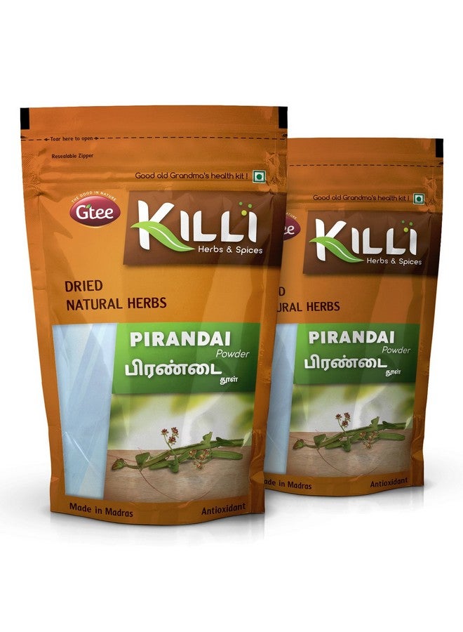 KILLI Pirandai | Hadjod | Veld Grape | Cissus Quadrangularis | Nalleru Powder, 100G (Pack Of 2)  - Image 1