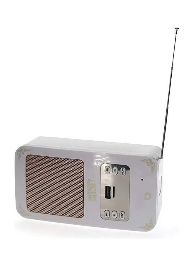 Portable Quran Speaker- Bluetooth White  - Image 4