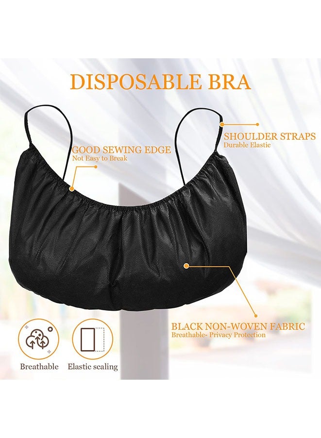 Muyixin 50-Piece Disposable Nonwoven Bras Spa Top Garment Underwear Individually Pack Brassieres - Image 2