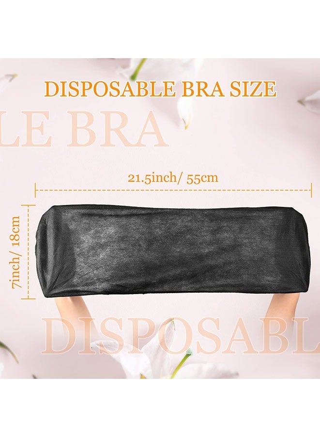 Muyixin 50-Piece Disposable Nonwoven Bras Spa Top Garment Underwear Individually Pack Brassieres - Image 3
