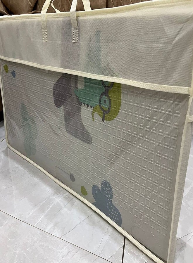 RGkJAS Anti Skid Waterproof Foldable Child Climbing Baby Floor Mat(Print May Vary) Extra Large Size 180x200 cm. 8mm Thickness. (180x200) - Image 3