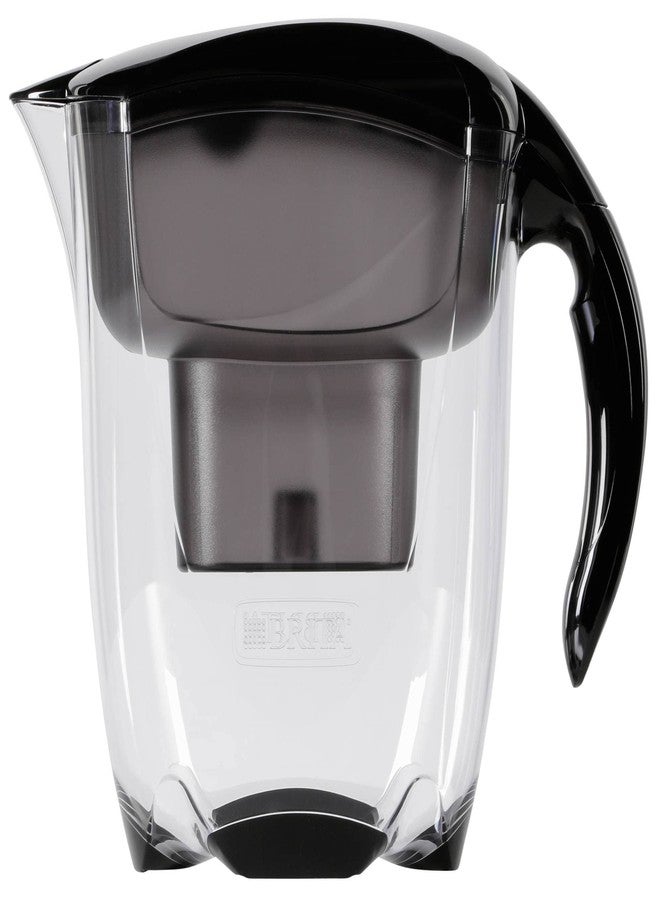 BRITA Elemaris XL Water Filter jug for Reduction of Chlorine, limescale and impurities, Includes 1 x MAXTRA+ Filter cartridges, 3.5L -Black - Image 2
