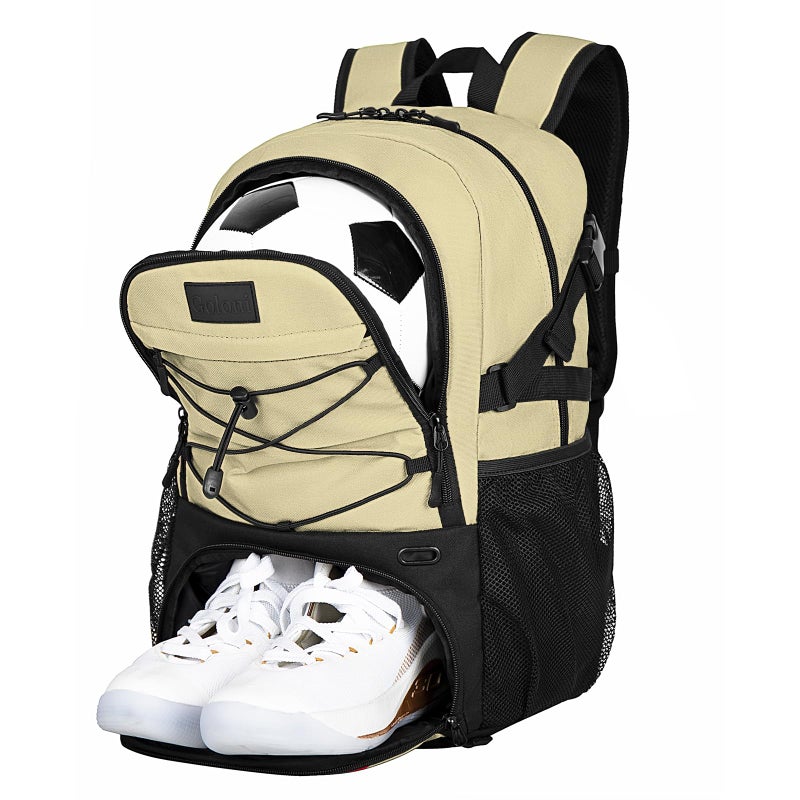 Goloni Soccer BackpackBasketball Backpack with Ball Compartment Shoe CompartmentBackpack for BasketballSoccer Football Volleyball Swim Gym Travel - Image 2