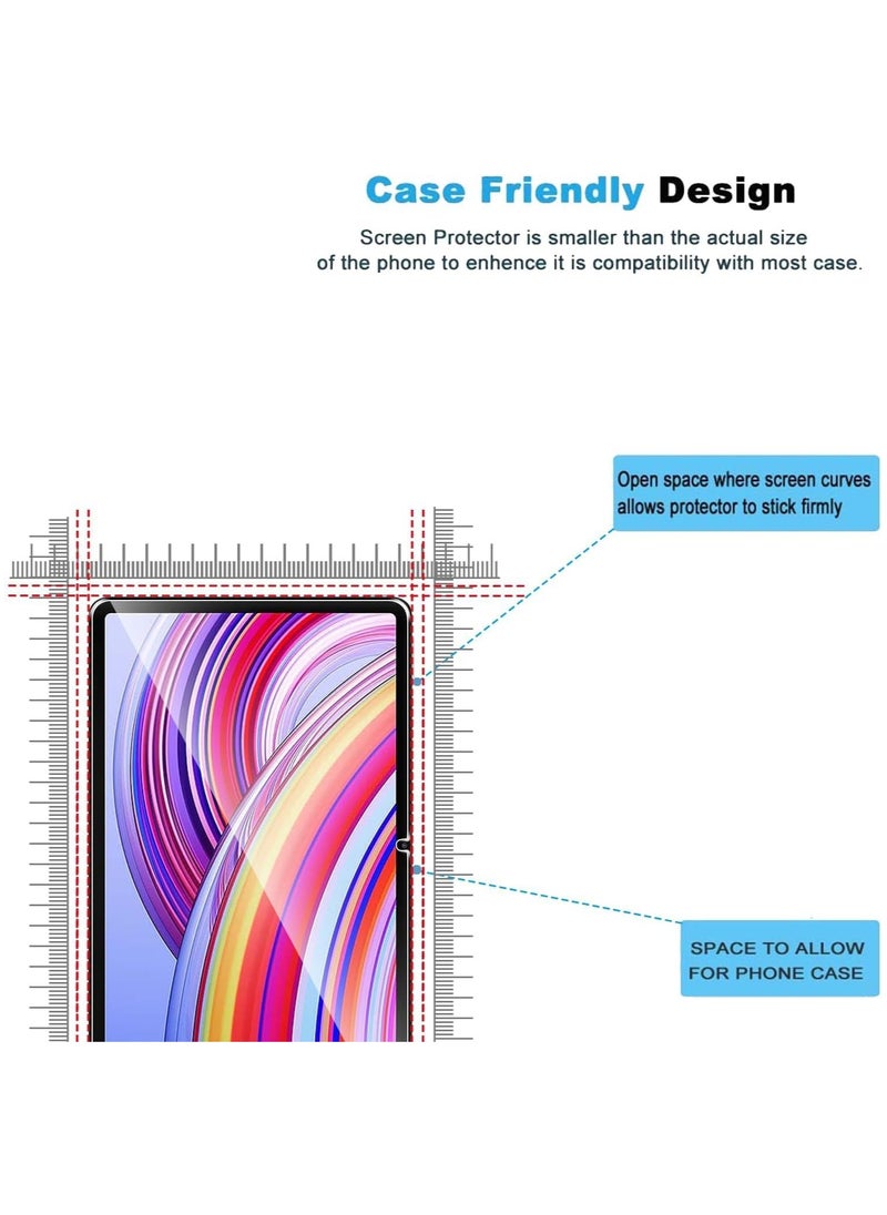 Muzz Tempered Glass For Xiaomi Redmi Pad Pro 12.1 inch 2024 Explosion-Proof Film Screen Protector for Redmi Pad Pro 12.1" 2024 Protective Film (2 Pack)  - Image 2