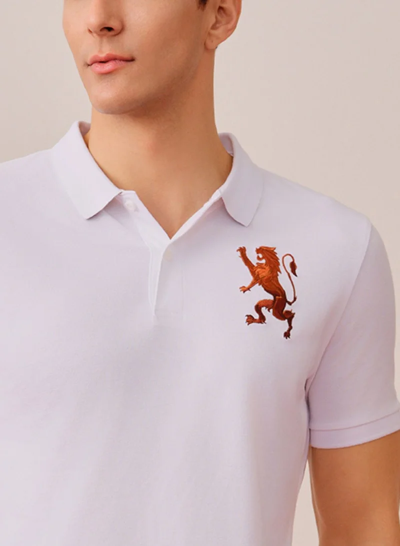 GIORDANO Men's Lion Polo