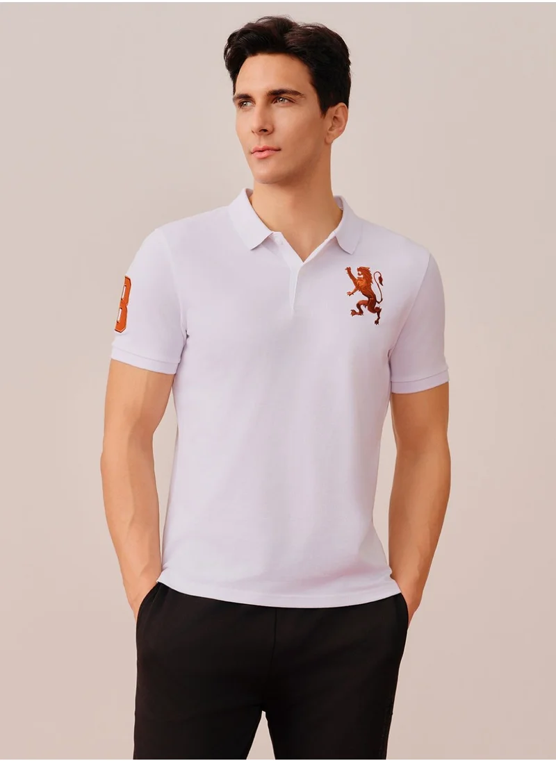 GIORDANO Men's Lion Polo