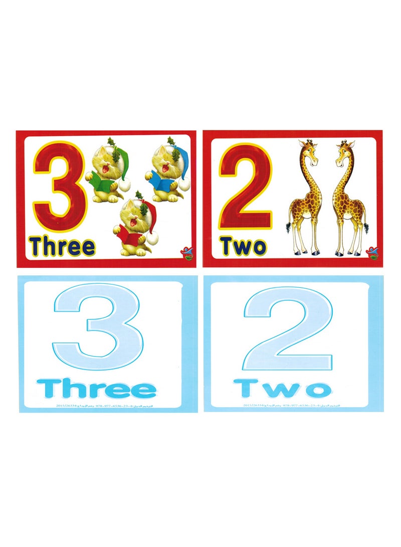 فلاش بطاقات ارقام انجليزى لتعليم الاطفال 20 بطاقة - Image 3