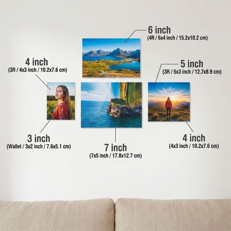Personalized Photo Prints 10 Sheets 6 Inch Premium Glossy True Color - Image 3