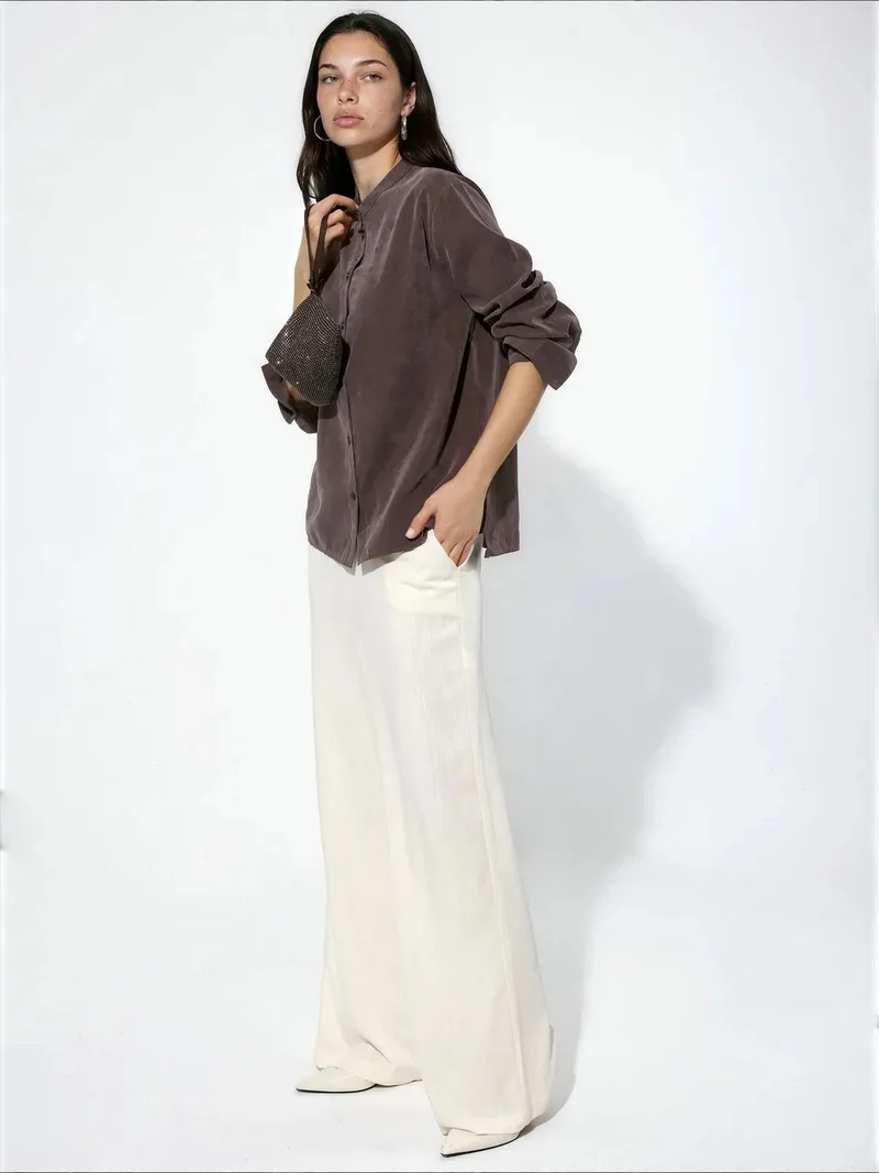 بوسيم BUSEM Women's Tencel-Blend Shirt