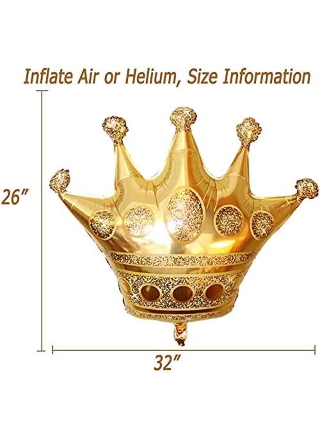 Secret Crown Balloons Foil Helium Mylar - Image 1