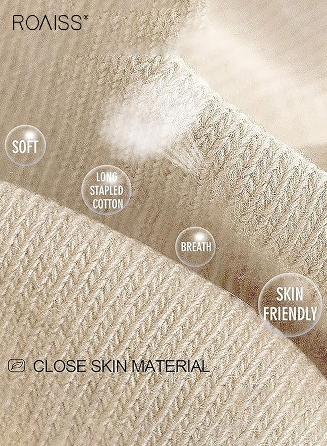 roaiss 4 Pairs Unisex Boat Socks, Men's Invisible Socks with Anti-Slip Invisible Lining, Low-Cut Breathable Summer Socks, Women's Anti-Slip Heel Grip Lightweight - Image 2