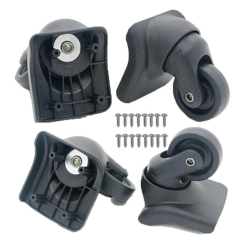 TEARS OF GAIA Universal Luggage Wheels Replacement Kit for Suitcase, Steel Core 360Â° Silent Spinner Wheels for Suitcases - Fits Major Brand Rolling Luggage (4 Pcs) - Image 1