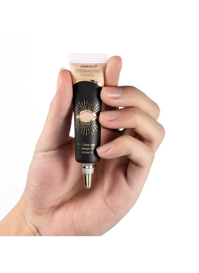 Avierll AVIERLL Eyeshadow Primer-3Pens Eye Primer,Makeup Primer Long Lasting Cream Eyeshadow Base,Primer Face Makeup,Full Coverage Waterproof Concealer 3 Colors -0.40 fl oz (IVORY+MEDIUM+WHEAT)  - Image 5
