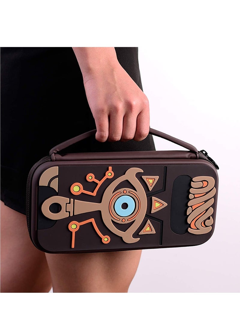 RATSAW Travel Silicone Hard Shell Bag Pouch with Link Sheikah Slate Eye for Nintendo Switch Console - Image 5