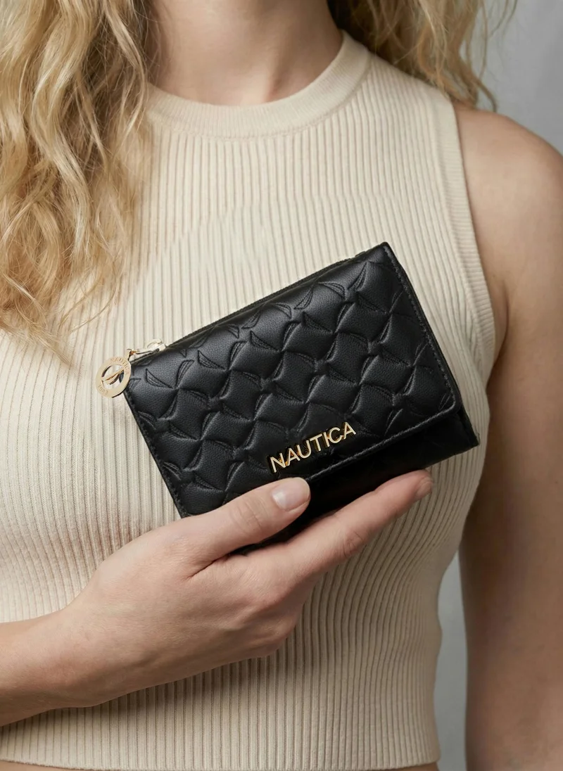 NAUTICA  MARY Tri-Fold Monogram Wallet for Women | Best Price UAE