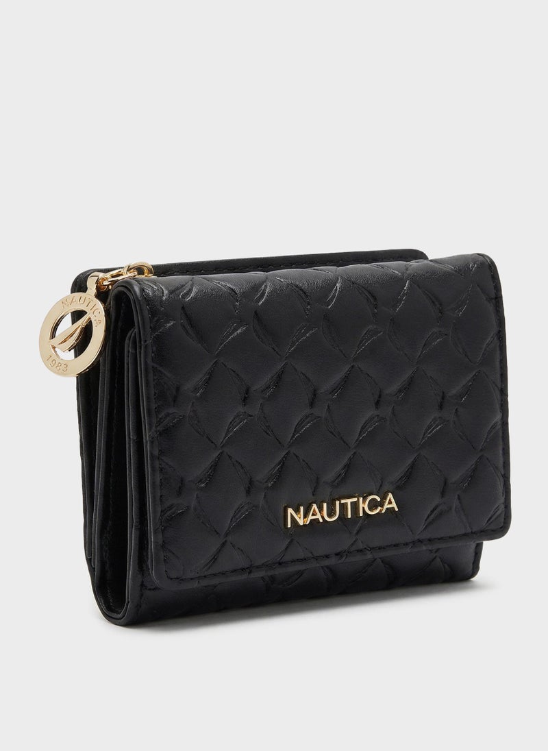 NAUTICA MARY Tri-Fold Monogram Wallet - Image 3