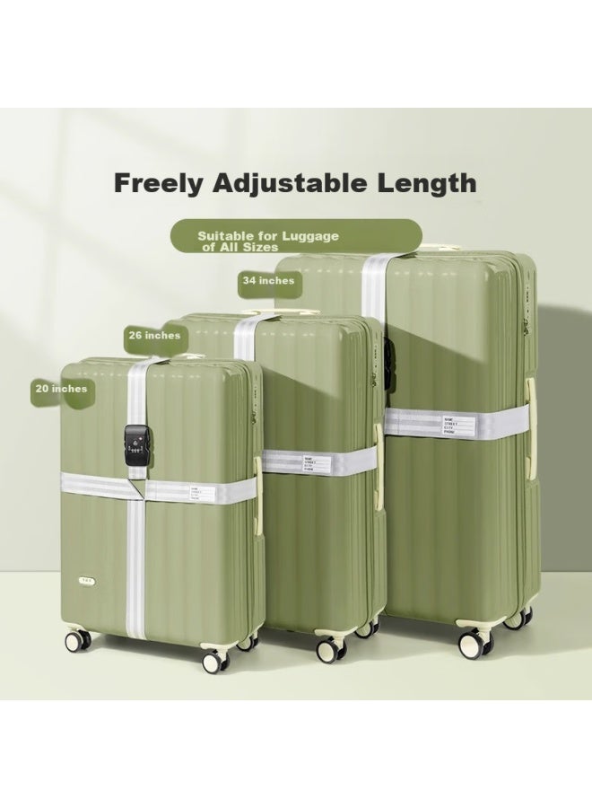 Buddy High Badi Luggage Strap, Customs Lock, Cross Packing Strap, Checked Baggage Reinforcement, Graduation Season Travel Suitcase, Anti-explosion Tightening Strap - Image 4