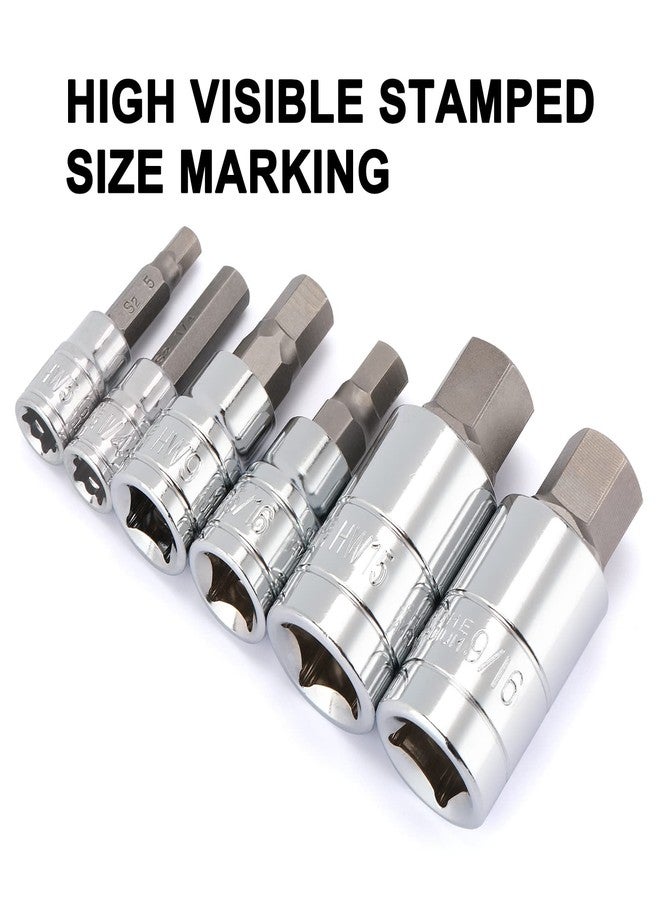 Mayouko 33PCS Master Hex Allen Bit Socket Set, S2 & Cr-V Steel, SAE and Metric, 5/64-Inch to 3/4-Inch, 2mm to 19mm - Image 5