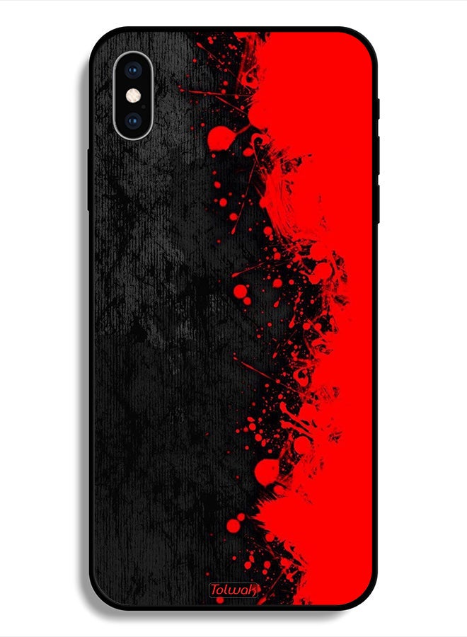 Tolwak Protective Case For Apple iPhone X Paint Abstract Pattern - Image 1