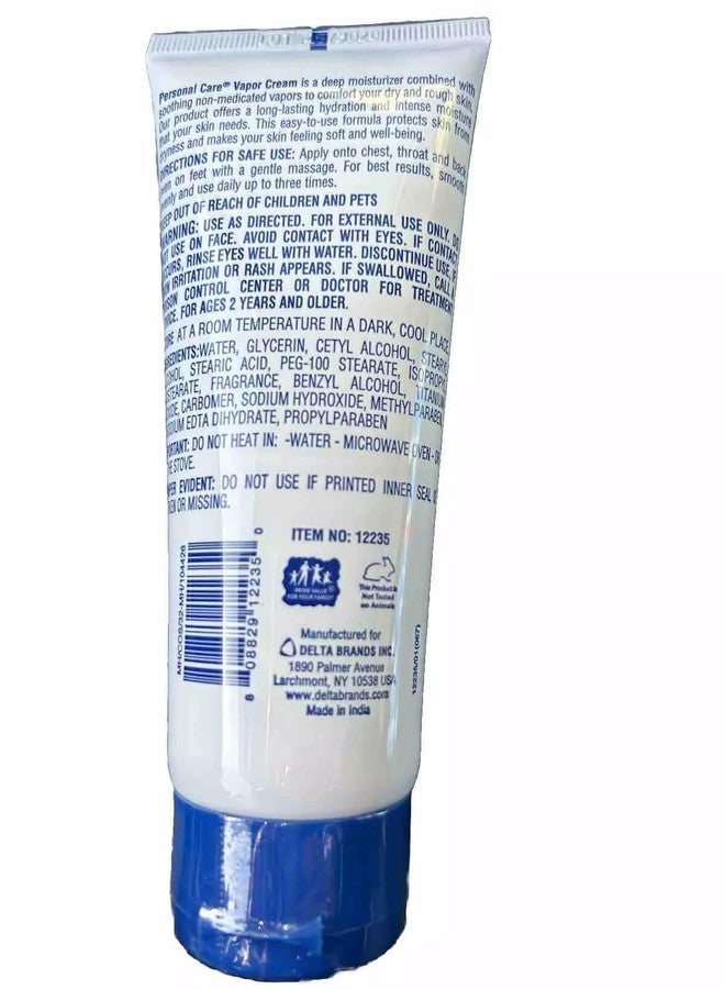 Generic Personal Care Vapor Cream, Soothing & Moisturizing Non-Medicated Vapor Cream, 3oz (Pack of 1) Soothing Cream - Image 2
