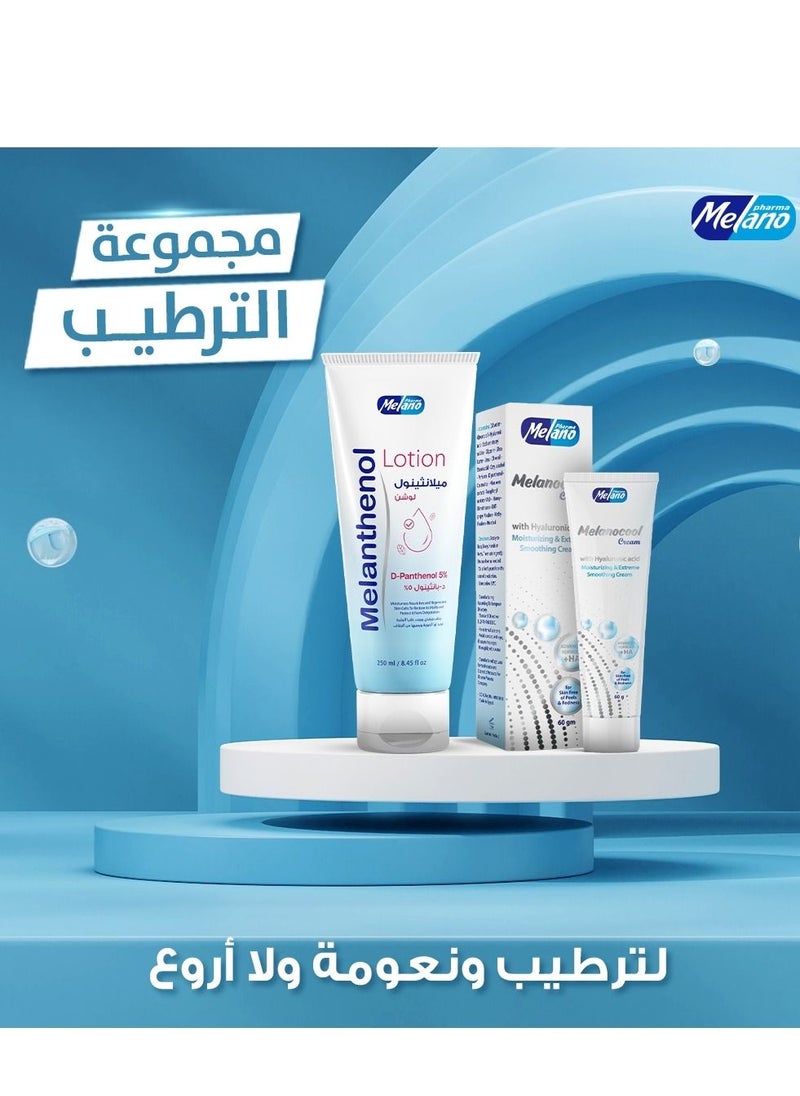 MELANO Melanthenol Lotion + Melanocool Cream with Hyaluronic Acid  - Image 1