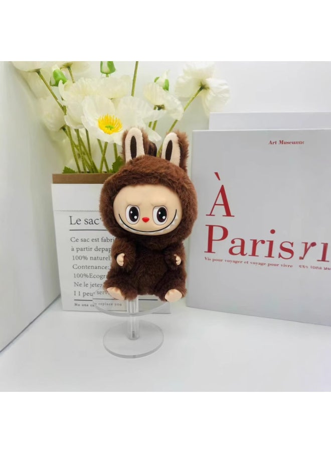 Sitting Position Pull Cloth Cloth Second Generation Plush Vinyl Doll Key Chain Pendant Tide Play Hand-made Home Decoration Decoration In Stock-Specification:Random Color One  - Image 3