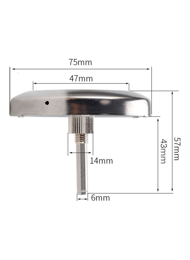 NIBEMINENT Stainless Steel Thermometer White - Image 4
