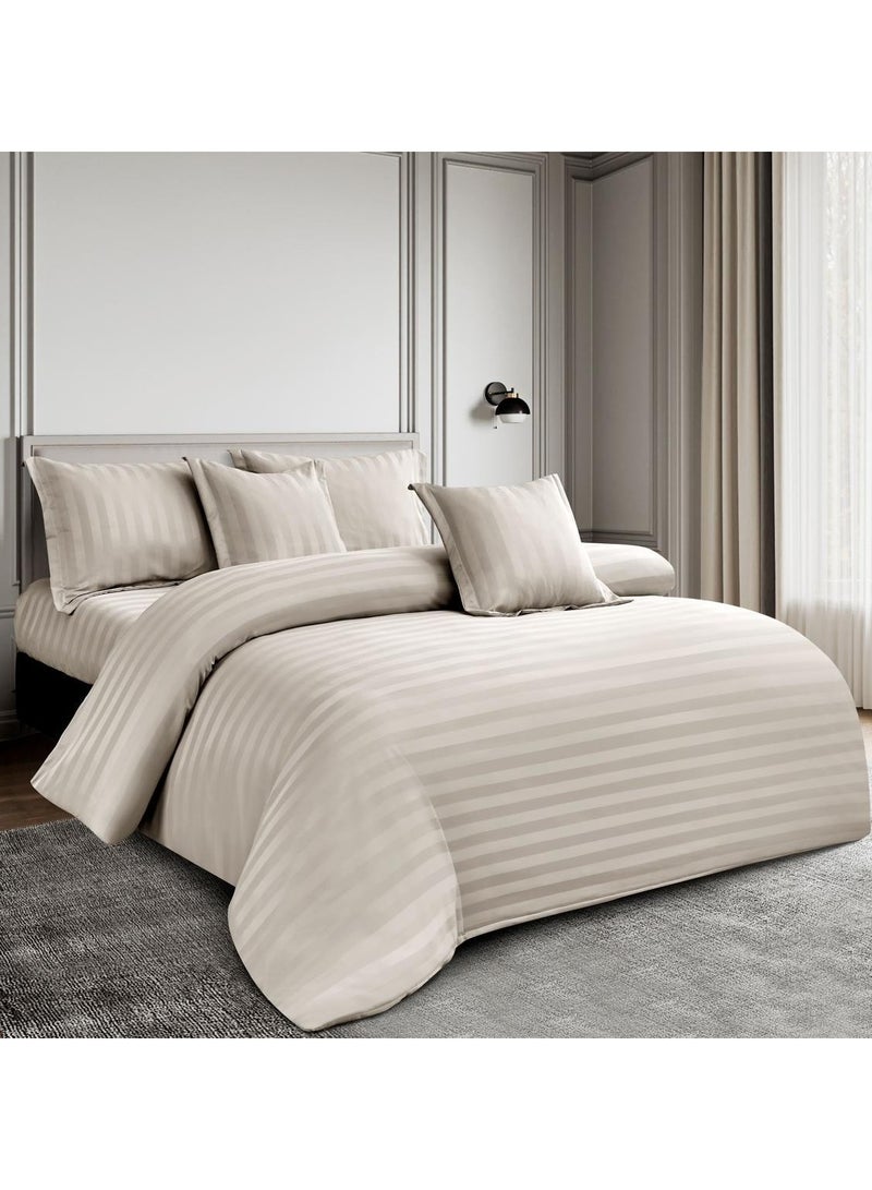 مينجلي مفرش فندقي فاخر نفر 4 قطع