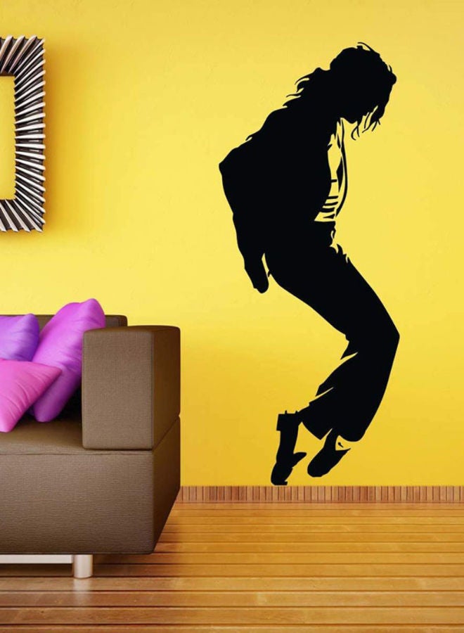 NIBEMINENT Michael Jackson Wall Sticker Black 45 x 110cm - Image 2