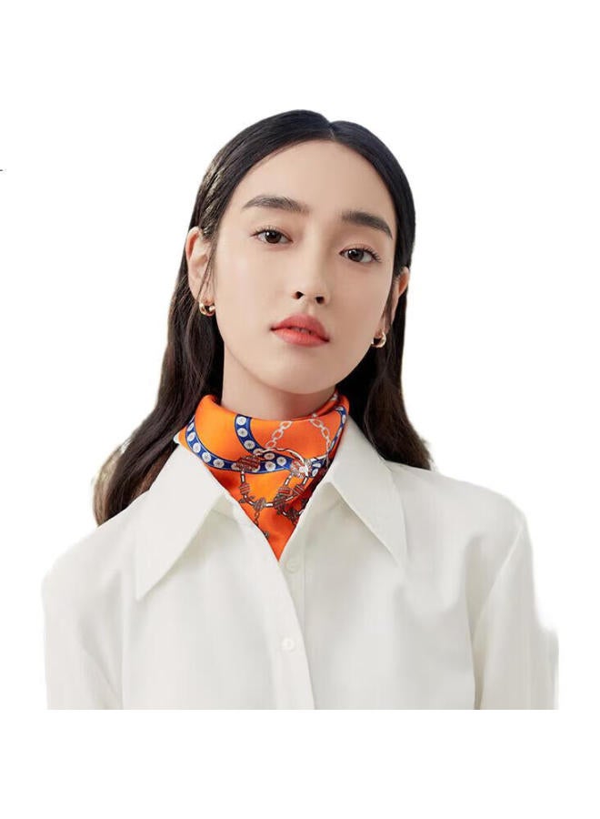 Wanshili Silk Scarf, Mulberry Silk Square Scarf For Women, Gift Box For Mom, Xiyuzanma - Image 1