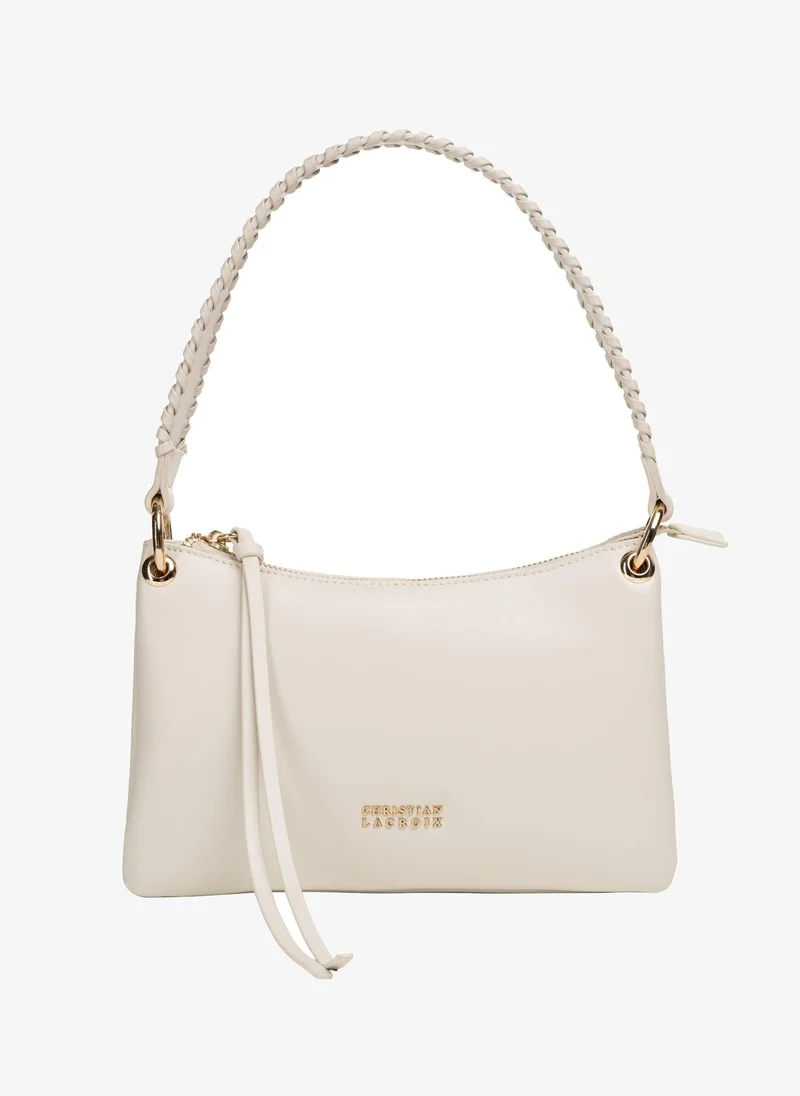Christian Lacroix Christian Lacroix Women's Virelia Genuine Leather Baguette Bag - Off White