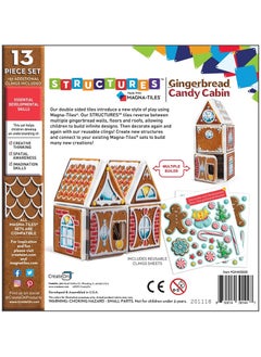 MAGNA-TILES Gingerbread Candy Cabin  - Image 2