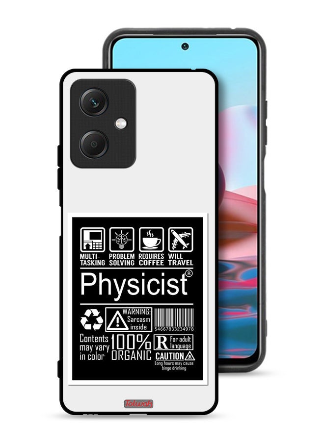 Tolwak Xiaomi Redmi Note 12 Protective Case Cover Physicist Sticker - Image 1