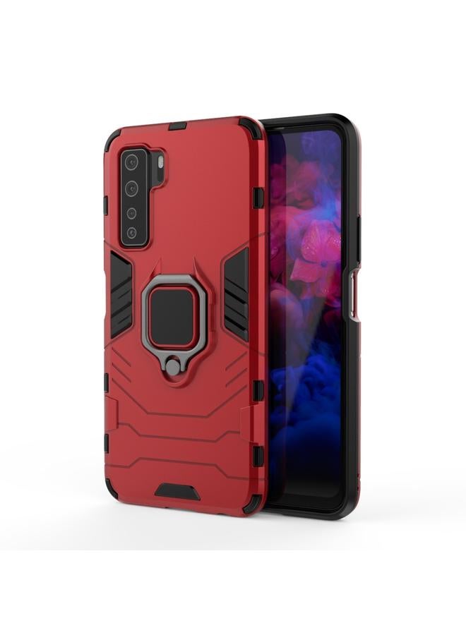 S-TOP Case For Huawei nova 7 SE Shockproof PC + TPU Protective Case, with Magnetic Ring Holder - Image 1