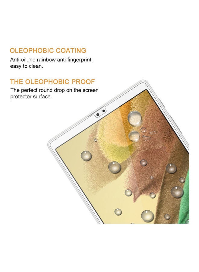 اليشمك لاصقة حماية للشاشة من الزجاج المقوى لجهاز سامسونج جالاكسي تاب A7 لايت T220/T225 8.7بوصة شفاف - Image 4