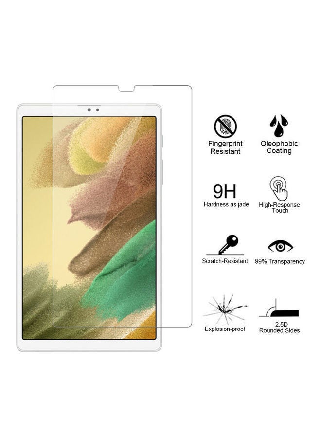 اليشمك لاصقة حماية للشاشة من الزجاج المقوى لجهاز سامسونج جالاكسي تاب A7 لايت T220/T225 8.7بوصة شفاف - Image 2