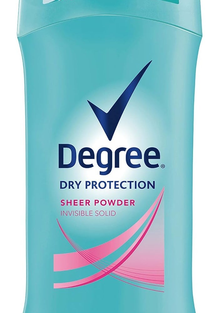 Degree Sheer Powder Antiperspirant Deodorant Stick, 2.6 Oz - Alcohol Free with 24-Hour Protection - Image 1