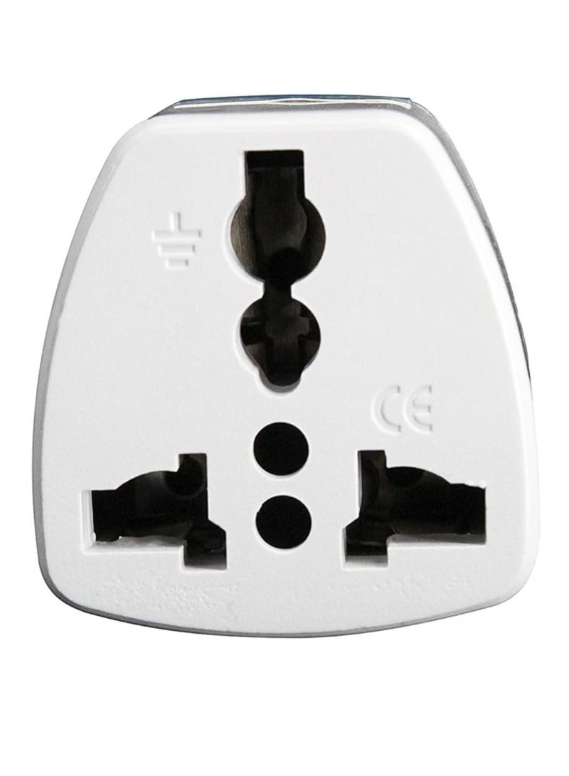 UREVO Universal Travel Plug Adapter 6 Pieces AU UK EU to US AC Power Converter 3 Pin Wall Charger for Everyday Use and International Travel - Image 3