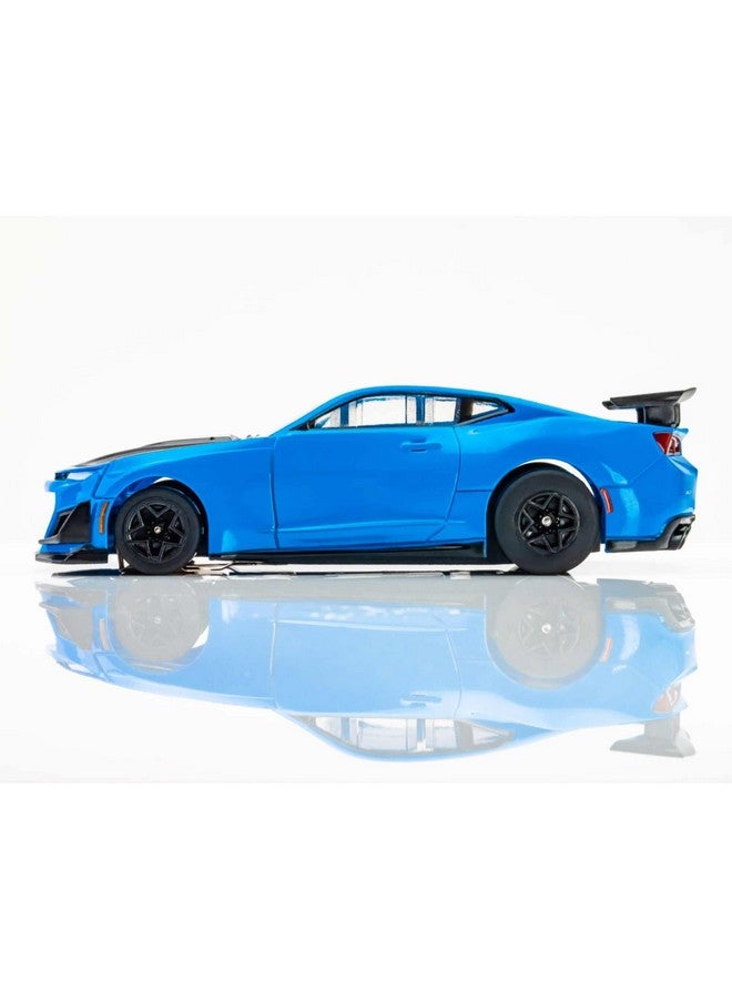 أفكس Afx/Racemasters 2021 Camaro Zl1 Rapid Blue Afx22079 Ho Slot Racing Cars - Image 3
