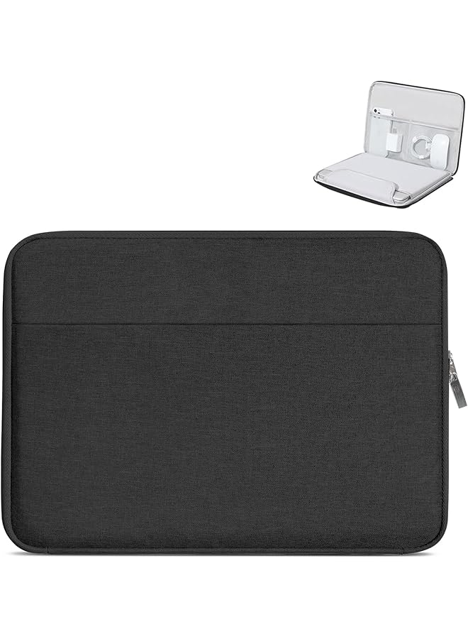 erorex Laptop Sleeve Case Compatible With 14 Inch New Macbook Pro Max M2 M1 A2779 A2442 Air 13.6 Inch Surface 5 4 3 14’’ Dell Asus Acer Chromebook Hp Stream Ideapad Black - Image 1