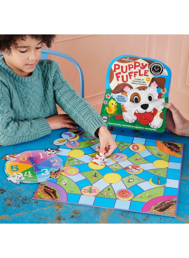 eeBoo: Puppy Fuffle - A Game of Counting & Simple Strategy, Kids Spinner Board Game, Collect Toys & Treats, Preschool, Ages 4+, 2-4 Players, 15-25 Min - Image 4