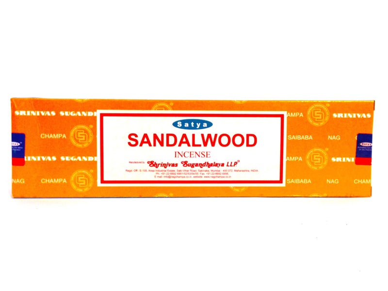 Sandalwood Nag Champa 100 Gram Box Satya Sai Baba Incense