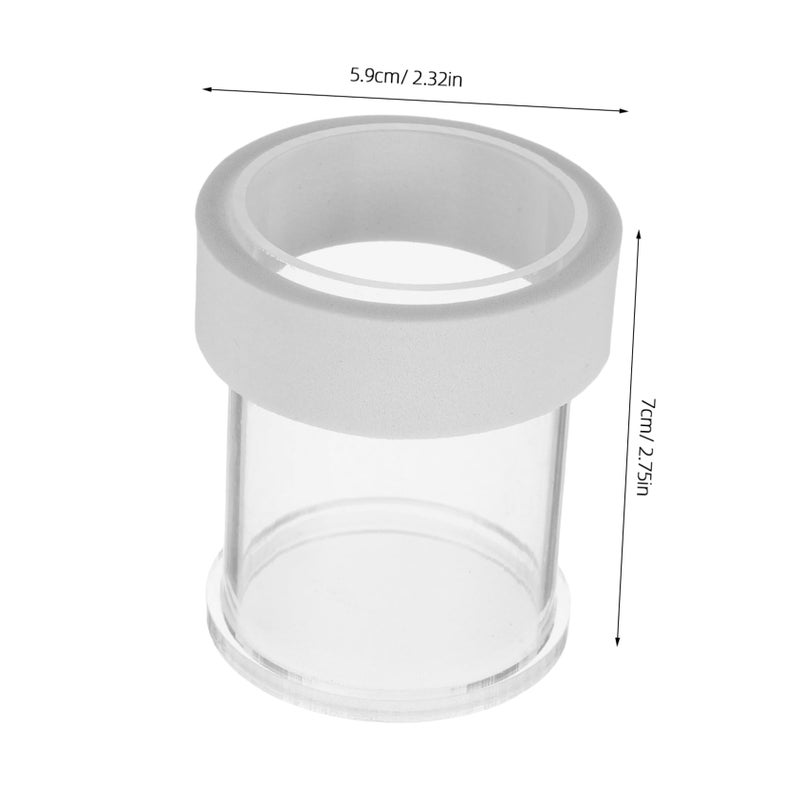 Acrylic Floating Fish Feeder for Aquariums Portion Control Dish for Guppies Shrimp - Image 3