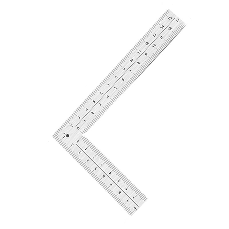 90 Degree Framing Square L Shape Ruler Stainless Steel 150X100mm Woodworking Measurement Tool - Image 2