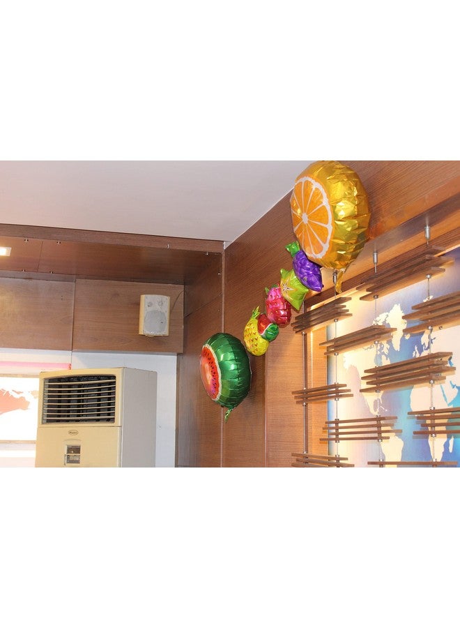 Atpata Funky Cojoined Fruit Theme Foil Balloons for Tutti Fruity/Twotti Fruity Summer Aloha Fruits theme Birthday Party Decoration - Image 2