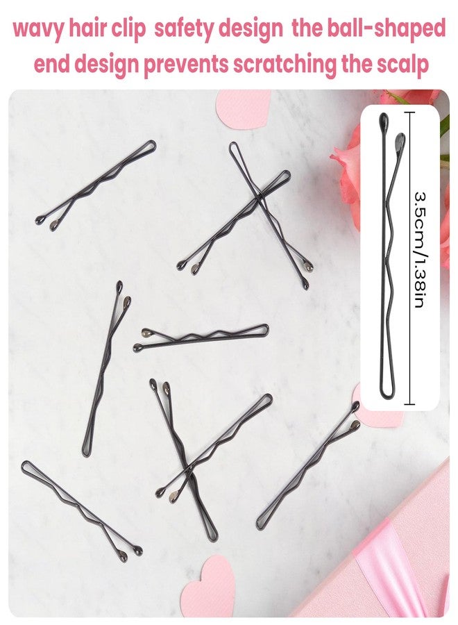 HCYPCV mini bobby pins,50 Count 1.38 inch Metal Hair Clips for Children,Girls and Women,Suitable for All Hair Types (Black Hair Clip-02) - Image 4